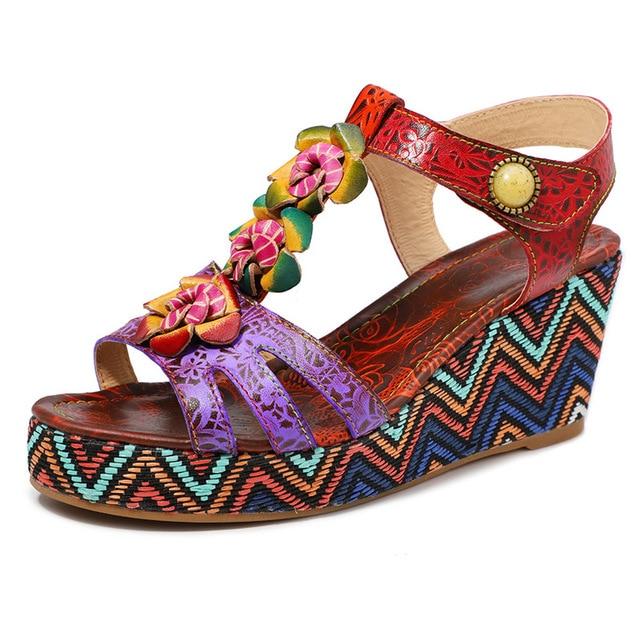 Ethnic Platform Shoes | Boho Clothing Boutique